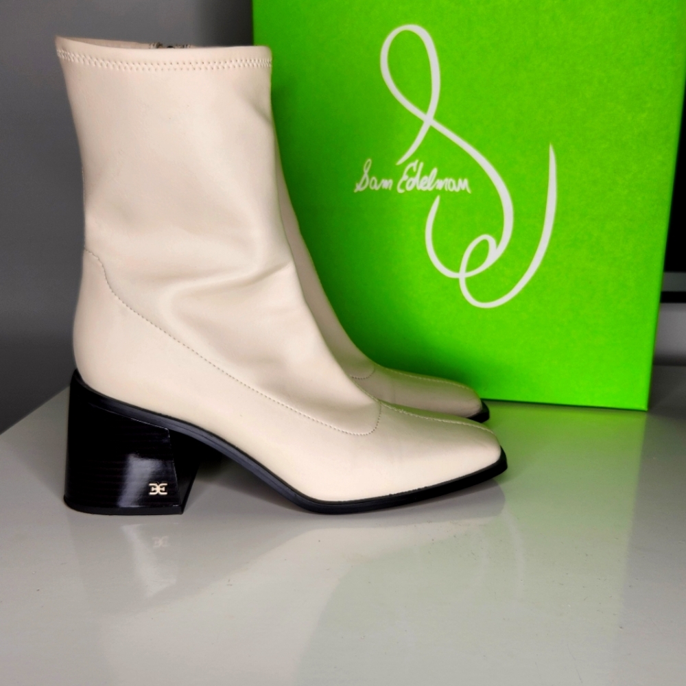 Sam Edelman Wells Ivory Boots